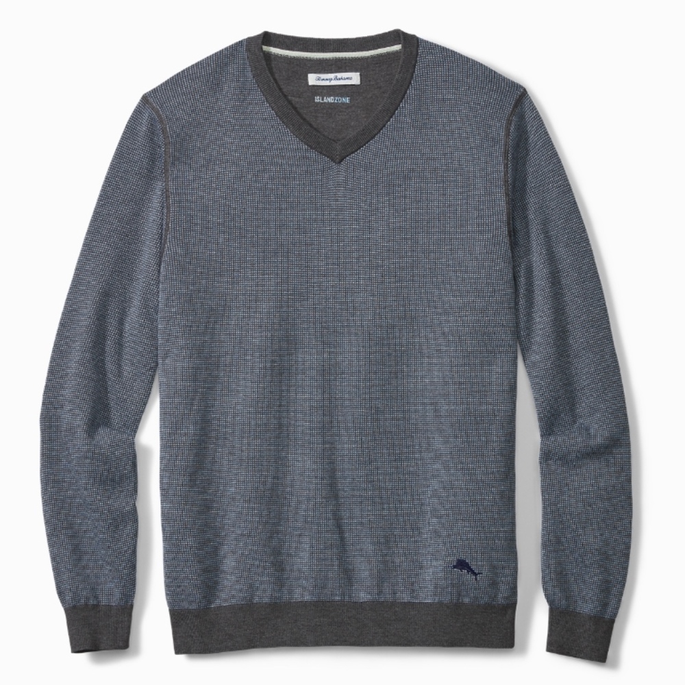 Tommy Bahama Island Fairway Birdseye Sweater